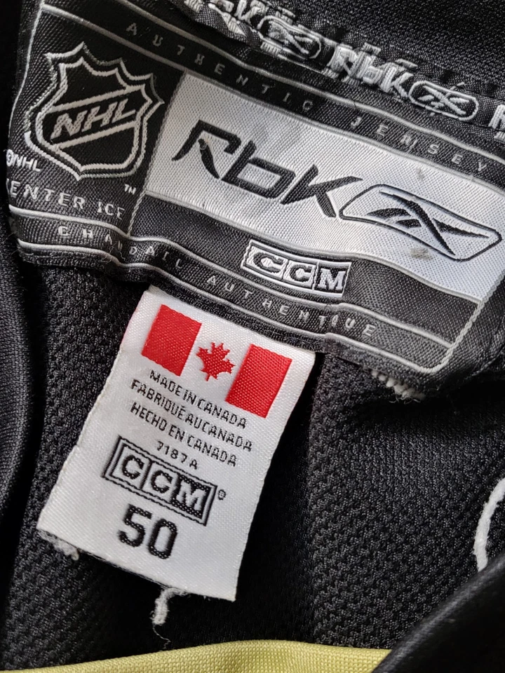 Pittsburgh Penguins Jordan Staal #11 2009 Stanley Cup Final Jersey Crosby 50 Foto 3 de 4