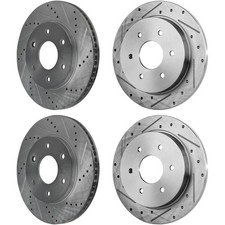 Front & Rear Brake Disc Rotors for INFINITI QX56 Nissan Armada TITAN Pathfinder
