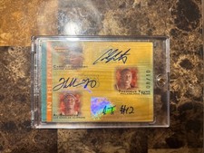 2007-08 Topps Trademark Moves - Carmelo Anthony/Young/Thornton Triple Auto /10