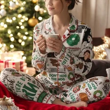 Christmas Griswold Vacation Pajamas Griswold Xmas Pajamas Set Christmas Movie Pa