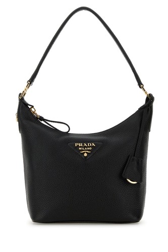 PRADA Black Leather Top Handle Bag New & Authentic