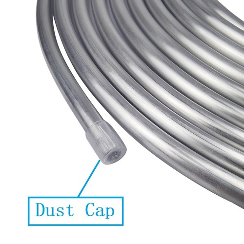 Shonee 3/8 Fuel Line, 3003 Grade Aluminium Tubing for Brake 50FT, Silver  - Picture 2 of 7