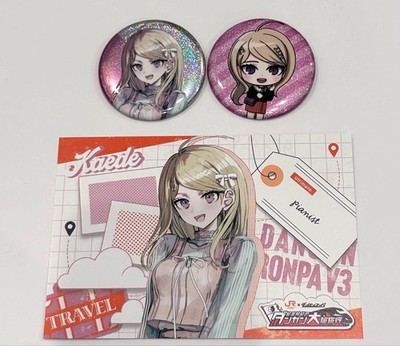 Danganronpa Kaede Akamatsu Can Badge Postcard Set Limited Edition