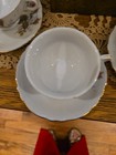 Vintage Moss Rose Demi  Coffee Pot Sugar, creamer, four cups and saucers — photo 9