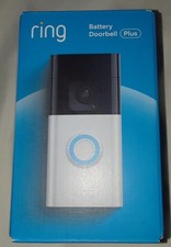 2025 Sealed RING, Battery Doorbell Plus 1536p HD Video Head-to-Toe View Camera