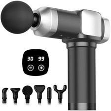 Massage Gun Deep Tissue, Handheld Percussion Muscle Massager for Back, Neck ...