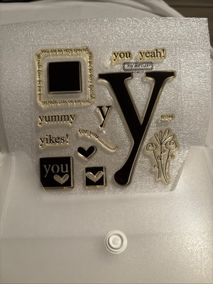 Close to My Heart My Acrylix Stamps SOLO Letters Monogram B1249 - Letter Y