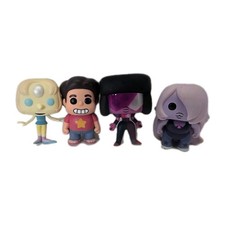 Funko Pop Steven Universe Lote de 4 Paquete - Steven Garnet Perla Amatista Suelto