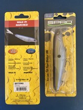 (2) Spro, Russ Lane Fat Papa Walker 130, 7/8 oz. 130mm SLEEZY SHAD