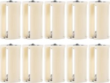 10Pcs 3 AA to D Size Cell Parallel Battery Conversion Adapter Holder...