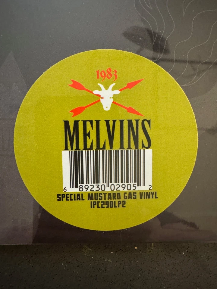 MELVINS Thunderball Sealed new  MUSTARD GAS vinyl LP exclusive Ipecac - Image 2 of 2