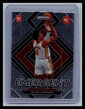 Jalen Johnson Atlanta Hawks #18 Prizm 2021-22 Panini Prizm Emergent
