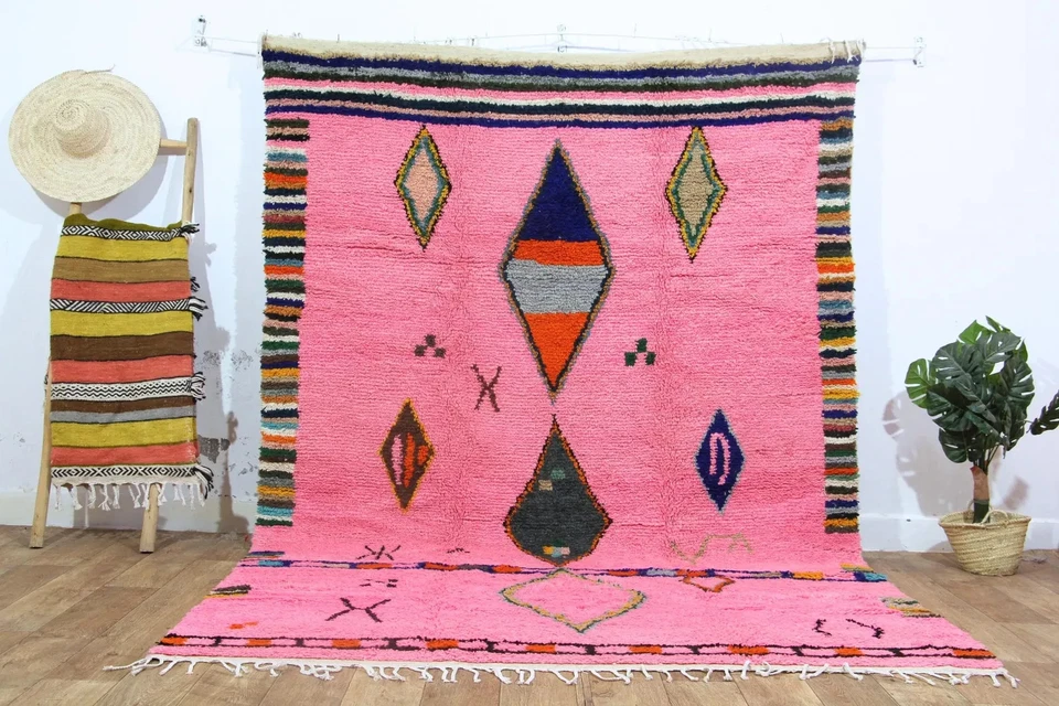 Custom moroccan rug - Moroccan rug - beni ourain rug wool rug boho - handcrafted - Image 2 of 4