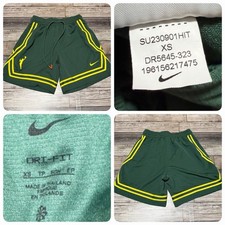 Nike WNBA Seattle Storm Basketball Shorts Women’s XS Green Yellow (Inseam 6.5)