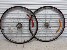 Vintage Campagnolo Nuovo Record Hubs Wheel Set Wsilver Dunlop Rims Lightweight Vintage Campagnolo Nuovo Record Hubs Wheel Set Wsilver Dunlop Rims Lightweight