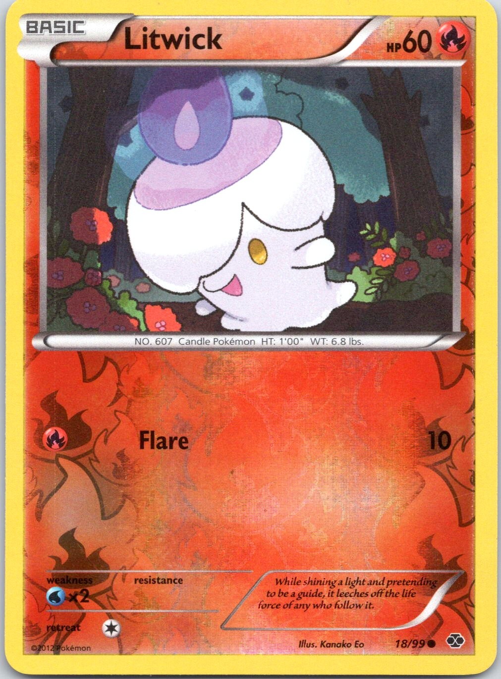 Litwick Common Next Destinies 18/99 NM Reverse Holo