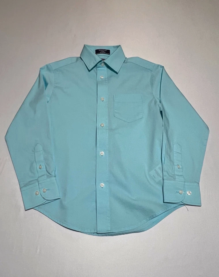 Boys Clothing Lot (3 Items) Size 8 IZOD Shirt Pants size 8 Husky Adidas Pullover - Image 2 of 4