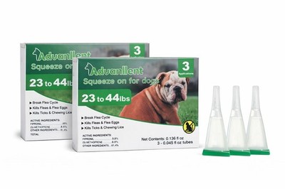 Advallant Plus for Medium Dogs 23-44 Lbs. - 3 Doses - Medium Dogs