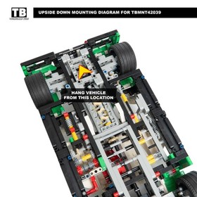 Wall Mount for LEGO Technic 24 Hour Race Car-42039