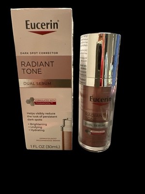 Eucerin Radiant Tone Dark Spot Corrector Dual Serum with Thiamidol, 1 fl oz