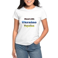 CafePress Ukraine T Shirt Women's T-Shirt 910947436