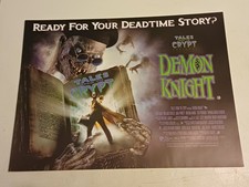 TALES FROM THE CRYPT DEMON KNIGHT Movie Cinema Mini Quad Poster 1995