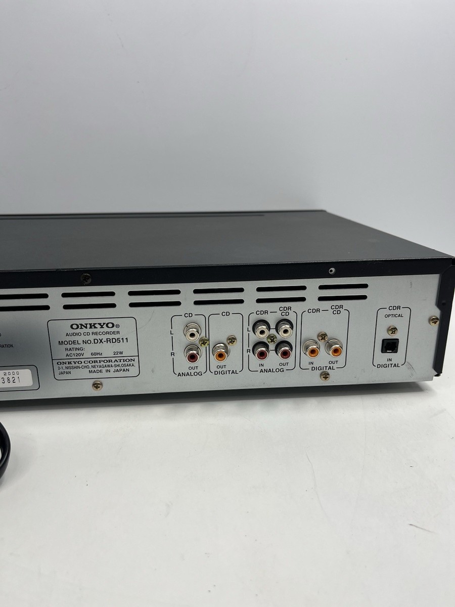 Onkyo DX-RD511 Dual Tray Audio CD Recorder - Clean/Tested