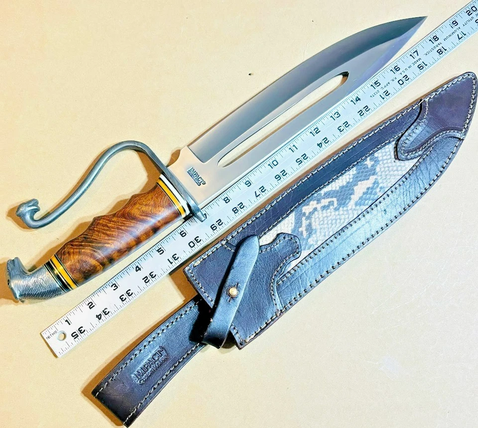 Cubiertos de impacto cuchillo de combate hecho a medida 18,5" espada daga cuchillos raros Foto 3 de 4