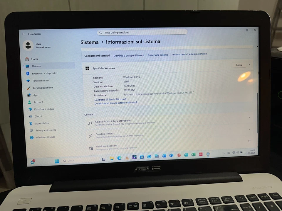 Notebook Asus X555L Intel i5-5200u 6gb Ram 120gb SSD Dual Sk Video Intel+ nVidia - Immagine 4 di 4