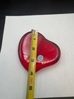 Vintage Elsa Peretti Tiffany Art Glass Red Heart Paperweight No Box — photo 5