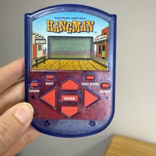 MILTON BRADLEY- Vintage 1995   HANGMAN   Hand Held Electronic Game - WORKING