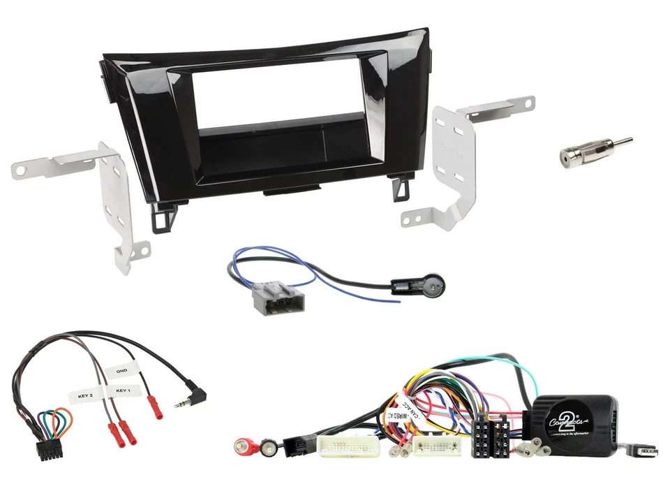 JVC CD DAB USB Bluetooth Lenkrad Autoradio für Nissan X-Trail 2014-2017 32 Pin - Bild 3 von 4