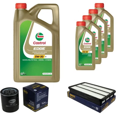 SCT Inspection Set 9L CASTROL EDGE 5W-30 C3 Pour Lexus RX 300 AWD Toyota Camry - Photo 1/4