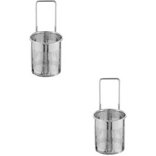 Paquete de 2 coladores de olla caliente pequeña para colgar