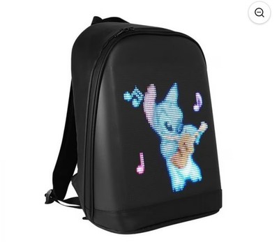 Loy LED Smart Backpack with Waterproof Screen, Large Capacity for Business...