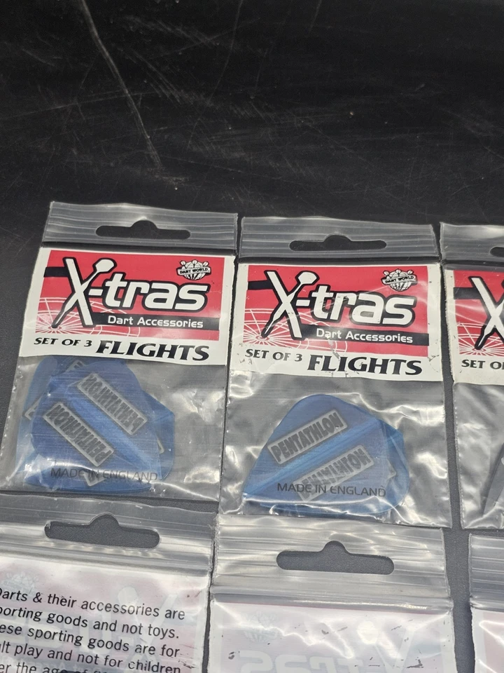 Dart Flights 五项全能 HD 150 批量 (13) 包 3 件 NOS 风筝 — 第 2/4 张图片