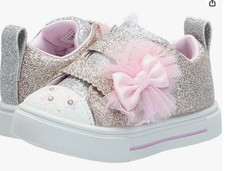 Skechers Girls Twinkle Sparks-Glitter GemsSneaker-FREE SHIPPING