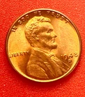 1948-D Lincoln Wheat Cent Penny GEM RED BU From an Original Bank Roll
