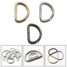D-ring Buckle DIY Buckle Metal Shoe Buckle Sturdy Structure Elegant Appearance