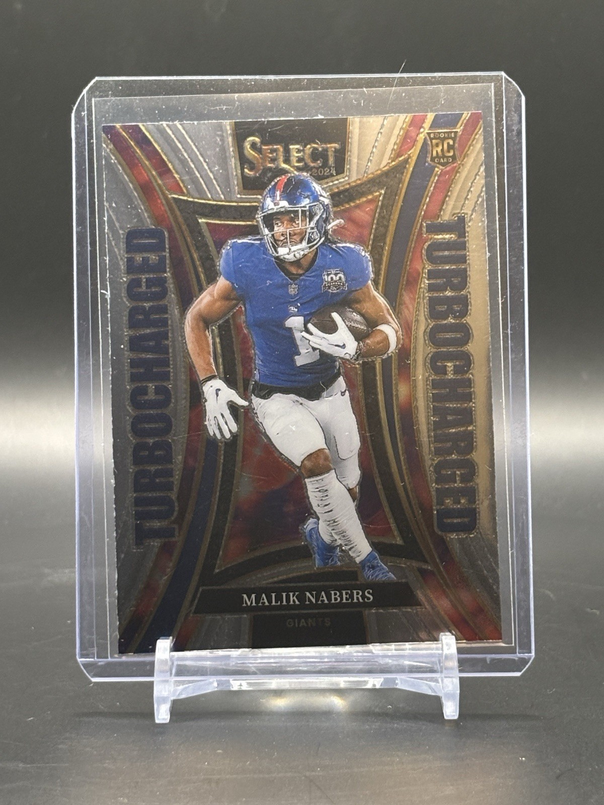 2024 Panini Select - Turbocharged Malik Nabers #15 (RC)