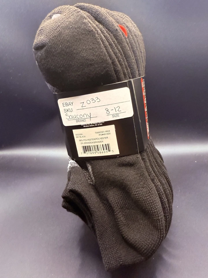 Saucony Hombre Rundry Malla Ventiladora Ajuste Cómodo Rendimiento No-Show (Z033) Foto 2 de 2