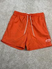 PacSun Mens M Orange Swim Trunks Drawstring Lined Pacific Sunwear Board Shorts