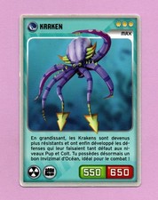 Invizimals N° 219 Kraken Carta Coleccionable No Deportiva Panini