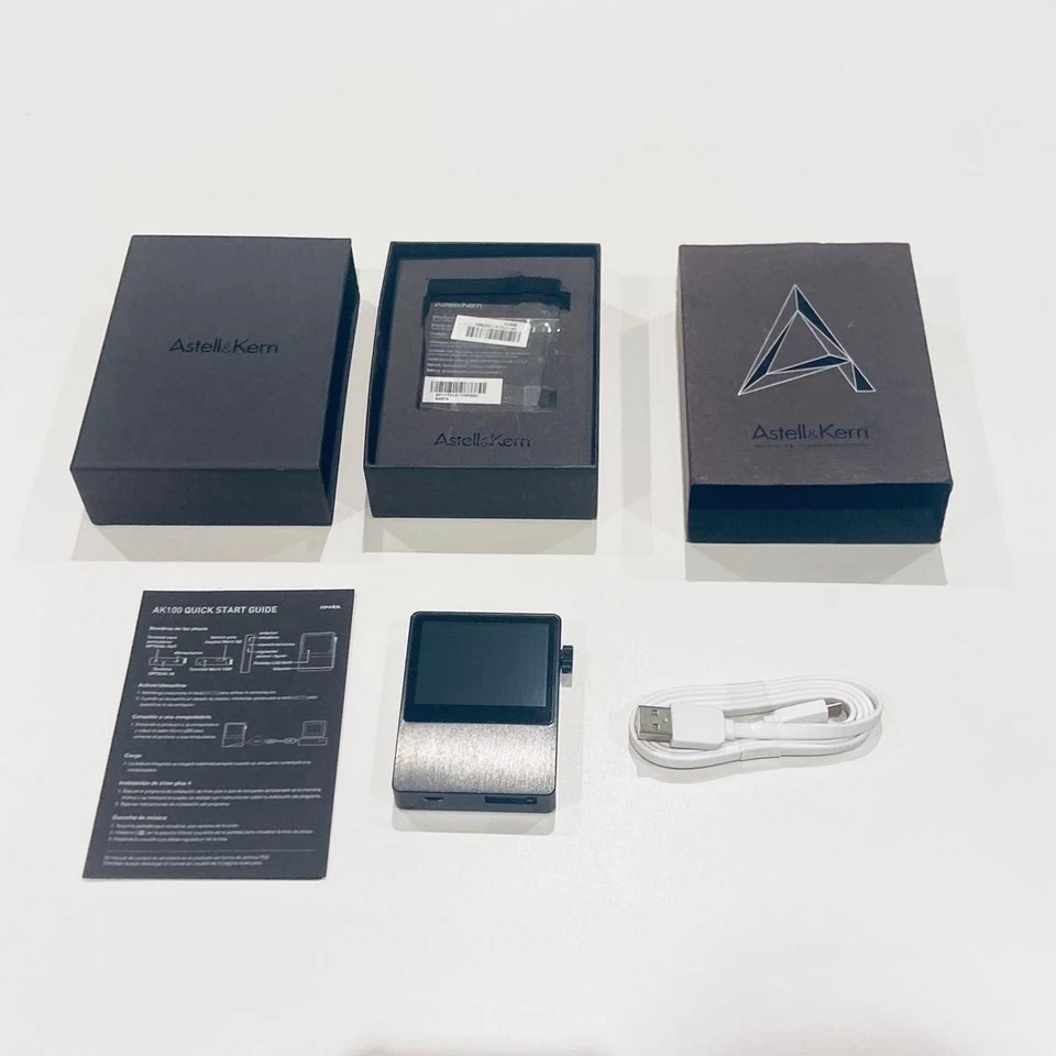 Reproductor de audio digital IRIVER Astell&Kern AK100 32 GB Hi-Fi negro de Japón usado Foto 2 de 4