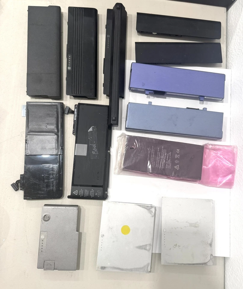 Lote de 15 baterías de iones de litio para portátil solo piezas (sin probar) Foto 2 de 4