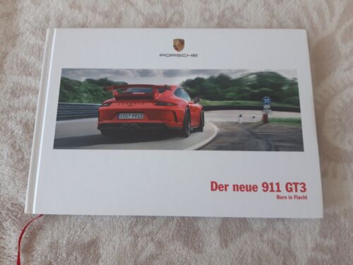 2017 Porsche 911 GT3 Hardcover Brochure Prospekt Catalog GERMAN DE/WW 122 pages - Afbeelding 1 van 1