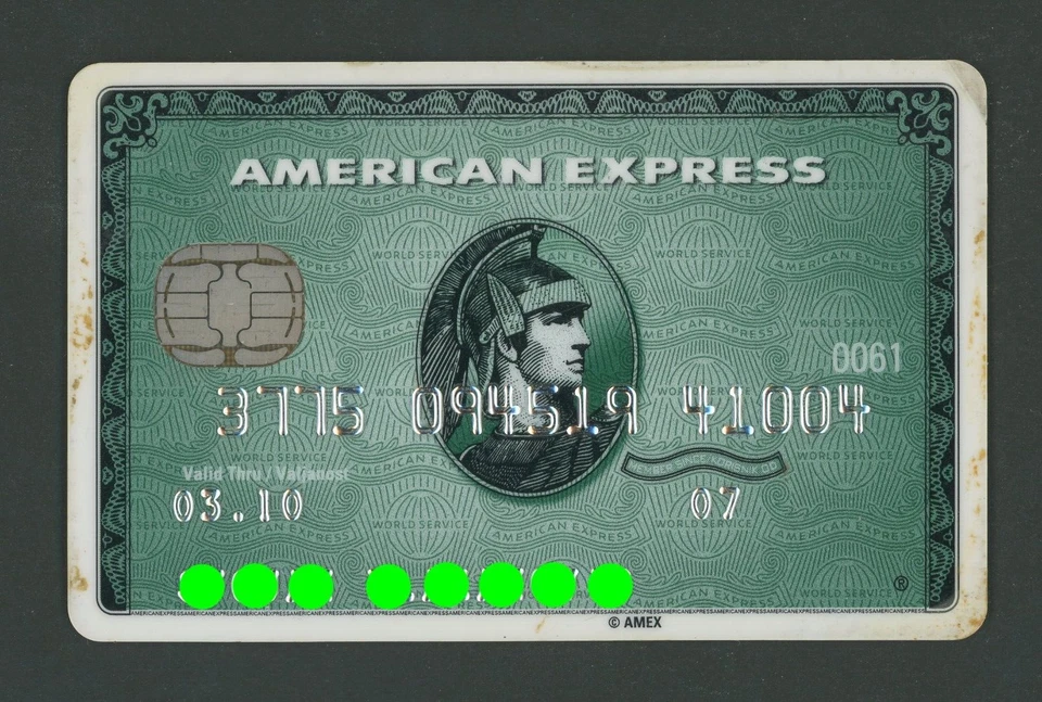 🔴AMERICAN EXPRESS  Credit Card  / PBZ - ZAGREB, CROATIA  expired on 3.10.2007🔴 - Image 2 of 3