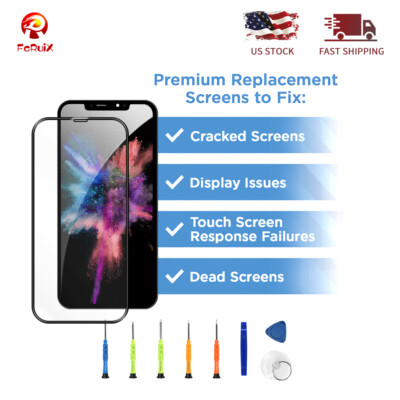 For iPhone X XR 11 XS Max LCD Screen Replacement +Face ID+
