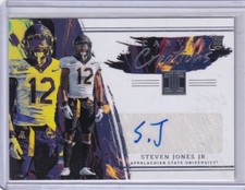 Steven Jones Jr. 2023 Panini Impeccable #CC-STJ Canvas Creations Auto RC