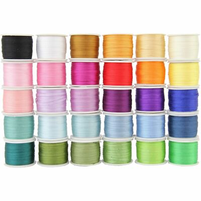 #ad Threadart Silk Ribbon Sets 30 Sets Available 10M Spools $199.99